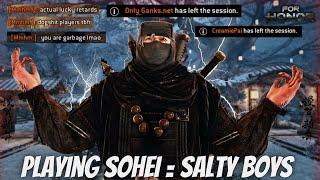 [ For Honor ] C TIER SOHEI BUT HE IS AN S TIER SALT FARMER