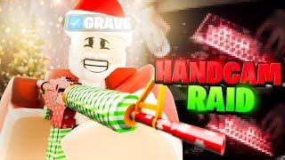 Raiding In Da Hood As Santa With HandCam 