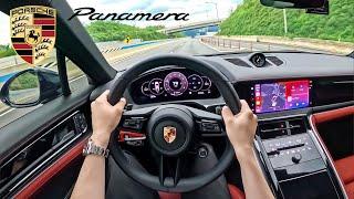 (348HP V6) The All-New 2024 Porsche Panamera 4 POV Test Drive