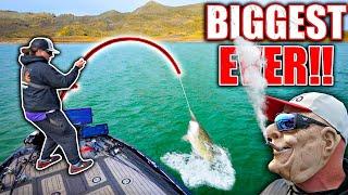 Catching the Biggest Smallmouth Bass EVER on Film with a Glide Bait