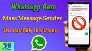 Mass Message Sender whatsapp aero | GA Tech Tamil | Bhuvanesh |