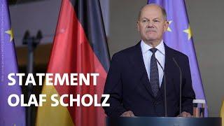 Kanzler Scholz entlässt Lindner, Vertrauensfrage im Januar | Ganze Rede