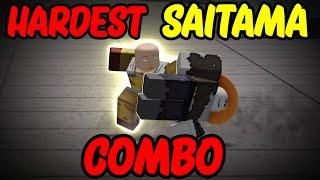 The Saitama Combo You've Been Waiting For (Roblox The Strongest Battlegrounds)