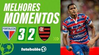 MELHORES MOMENTOS | FORTALEZA 3x2 FLAMENGO | Virada histórica do Leão contra o Fla