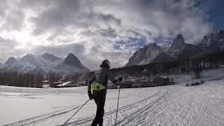 Nordic skiing in Canmore Alberta