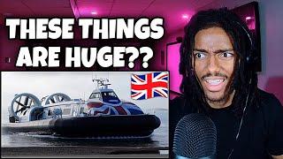 AMERICAN REACTS To The UK'S Hovercraft Ferry Service