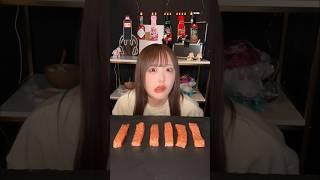 どんどん辛くなるサーモン#サーモン#salmon#asmr #mukbang