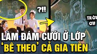 Tổ chức đám cưới ngay trong lớp học, bê hẳn BÀN GIA TIÊN lên bục giảng để bái lạy tổ đường | TÁM TV