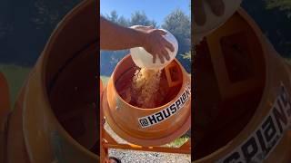 Using a Cement Mixer to Make a Massive Chocolate Chip Cookie