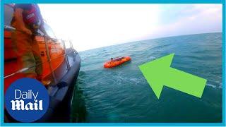 Incredible rescue: 11-year-old at sea a mile away from shore | RNLI