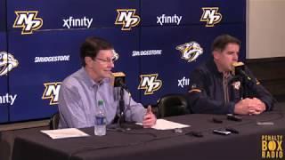 Poile and Laviolette end of season press conference 2018-19