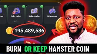 HAMSTER KOMBAT Coins VS Profit Per Hour - Burn Or Keep Coin