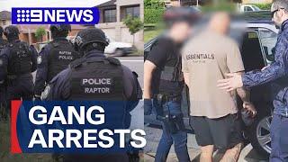 Six men arrested in crackdown of alleged gang activity in Sydney  | 9 News Australia