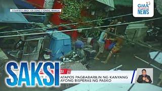 Lalaki, patay matapos pagbabarilin ng kanyang kapitbahay ngayong bisperas ng Pasko | Saksi