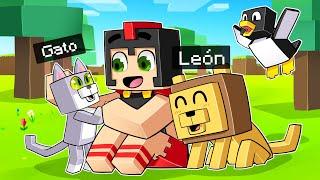 Adoptamos CUALQUIER ANIMAL en MINECRAFT  INVICTOR MASCOTAS