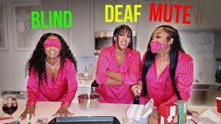 BLIND, DEAF, MUTE BAKING CHALLENGE ft. NIQUE & ABBY (EXTREMELY FUNNY) !!!