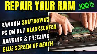 4 Warning Signs of RAM Failure You Need to Know FAST & FIX (How To Repair RAM Of Laptop & PC)