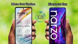 Moto G40 Fusion vs Narzo 30 Pro Comparison  specifications