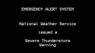 Severe Thunderstorm Warning - EAS #588 - 3/28/14 7:49 PM