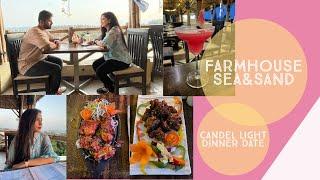 Candlelight Dinner Date in Farmhouse Sea & Sand#farmhouse #vasai #youtube #vlog