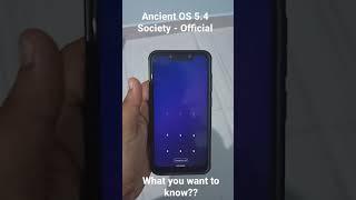 Ancient OS 5.4 Society | Packing done | POCO F1