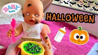  Halloween Morning Routine with Baby Born ️SCARY!!!️