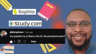 What are the fees for Study.com and Sophia.org | TehcZavier