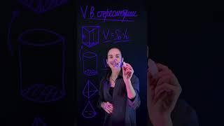 Как запомнить объемы в стереометрии? | Профиль ЕГЭ 2024 #егэ #егэпрофиль #профиль