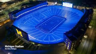 Michigan Stadium - "Seven Nation Army" Light Show