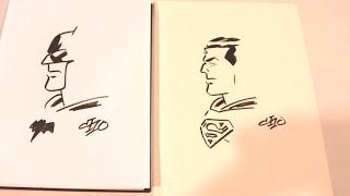 Michael Cho Batman Superman Sketch WonderCon 2017