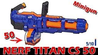 NERF TITAN CS-50 mit 50 DART TROMMEL [Vorstellung + Schusstest | dertestmichel]