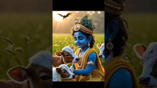 . Kanha’s heart beats with the sound of cowbells #KrishnaLove#DivineBond#GauSeva #shorts #love