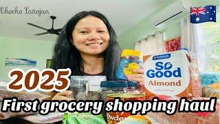 My first grocery shopping haul for January 2025//Cheche Lañojan