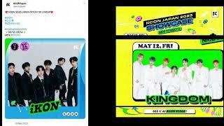 iKON [아이콘] dan KINGDOM [킹덤] menjadi lineup di KCON Jepang 2023