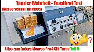 Enders Monroe Pro 4 SIK Turbo Toastbrot Test  #Gasgrill #Enders