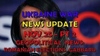 Ukraine War Update NEWS (20241125c): Geopolitical News