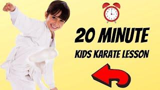 How To Learn Karate At Home For Kids | 20 Minute Beginner Lesson! | Dojo Go (Week 6)