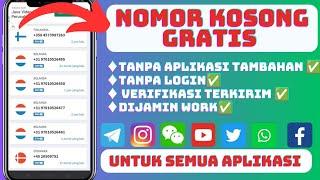 cara mendapatkan nomor kosong secara gratis untuk daftar aplikasi telegram | nokos gratis