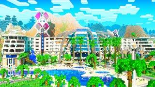 I Built a Five Star Resort In Minecraft