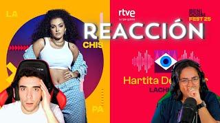 ¡ESTA CANCIÓN ES UNA BARBARIDAD! || REACCIÓN a HARTITA DE LLORAR || LACHISPA - Yas & Àlex