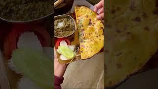 Sarson ka saag with Makki ki Roti. Best in Winters? #indianfood