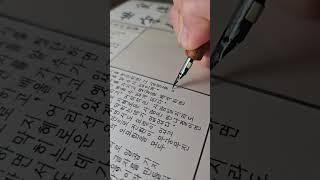 한글의 아름다움(미꽃체) #미꽃체 #손글씨영상 #글씨체 #예쁜글씨 #한글 #추천