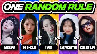 ⭐️KPOP QUIZ RANDOM RULES SAVE ONE SONG - FUN KPOP GAMES 2025