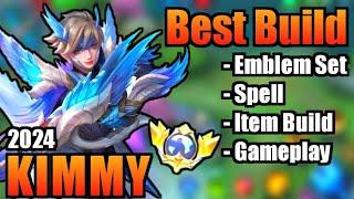 BUILD KIMMY TERBAIK 2024 | BUILD KIMMY GLOBAL 1 TERATAS | KIMMY - MOBILE LEGENDS | MLBB