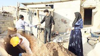 "Reza's love for his mother: Reza brought workers to dig a well at his own expense"