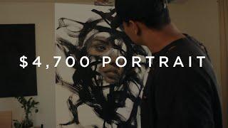 Painting a $4,700 Portrait