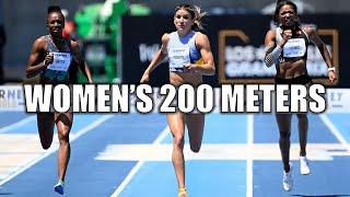 Gabby Thomas VS. Brittany Brown! || Women's 200 Meters - 2024 Athlos NYC Invite