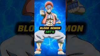 Blood Demon Arts in Demon slayer