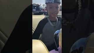 Scrappy's Son Breland Rides In Compton Parade With Mommy!  