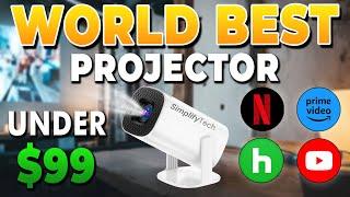 Best Android Mini Projector Under $70 [2024] - SimplifyTech CineX for Movies, Gaming & More!